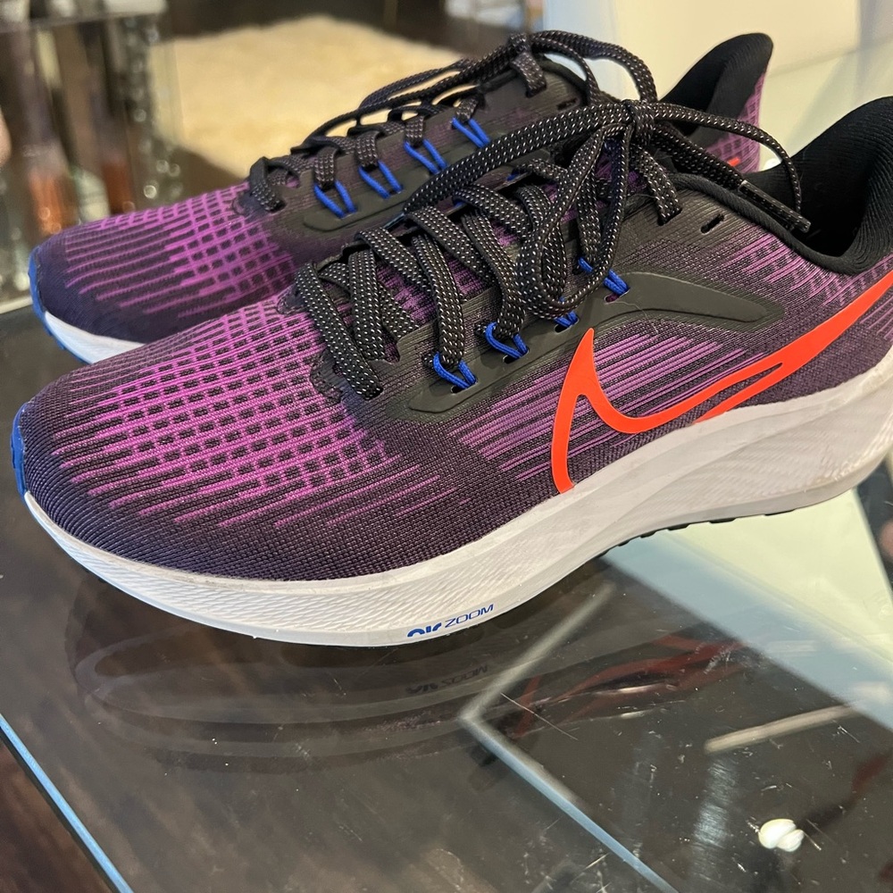 Nike Purple and Black Running Shoes